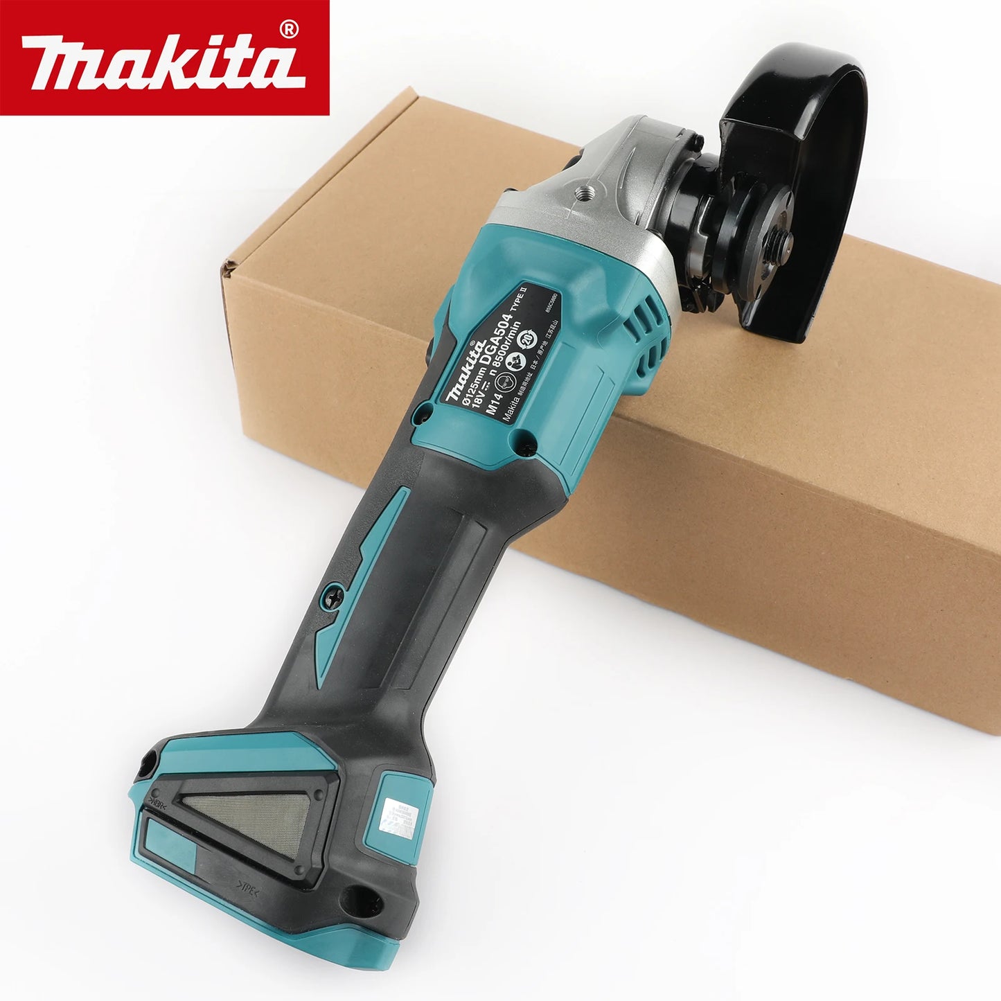Makita DGA504 18V 6.0Ah 125mm rechargeable brushless lithium angle grinder cutting machine high-power polishing machine