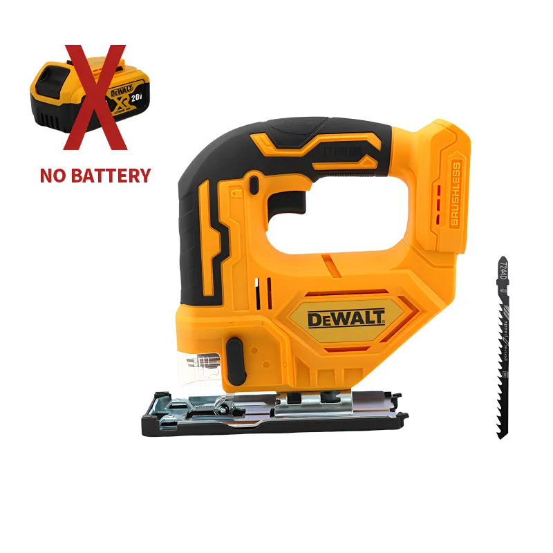 Dewalt Cordless Electric Jig Saw Portable Jigsaw with LED Light 0-45º Cutting Woodworking Tools for Dewalt 20V Battery