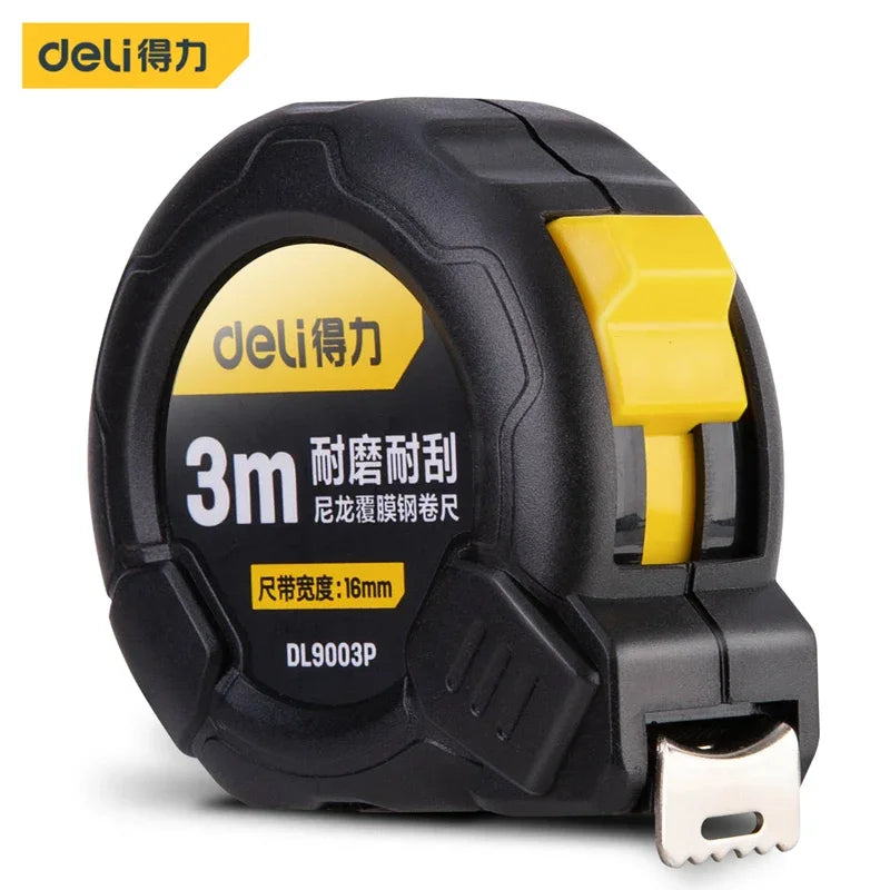 Deli 3m 5m Steel Measure Tape High Precision Measurement Tape Household Retractable Professional Construction Measuring Tools