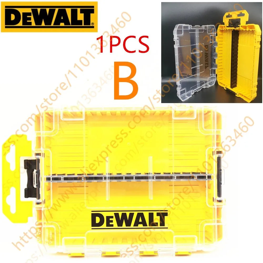 Boxs For DEWALT drill parts box storage Impact Screwdriving bit box Power Tool Accessories Electric tools part