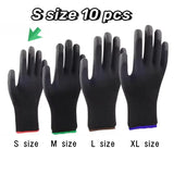 Nylon Cotton Safety Work Gloves – Palm-Coated Protective Gloves for Mechanics, Construction & Industrial Use