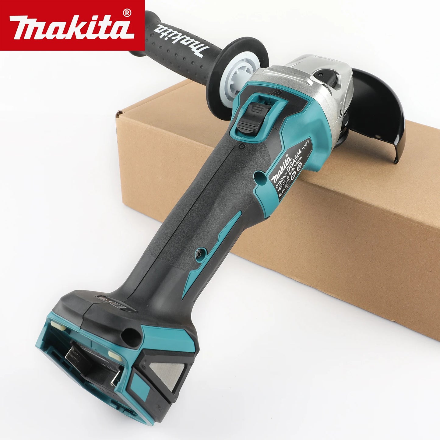 Makita DGA504 18V 6.0Ah 125mm rechargeable brushless lithium angle grinder cutting machine high-power polishing machine