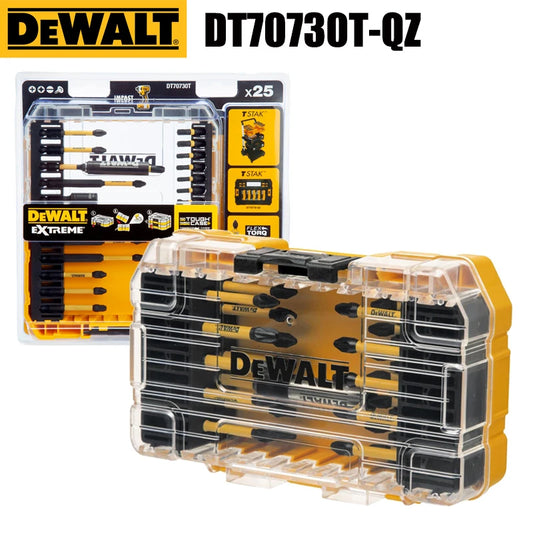 DEWALT DT70730T-QZ 25PCS Magnetic Screwdriver Drill Bit Sets 8MM Socket Head Wood/Metal Driver Power Tool Accessories
