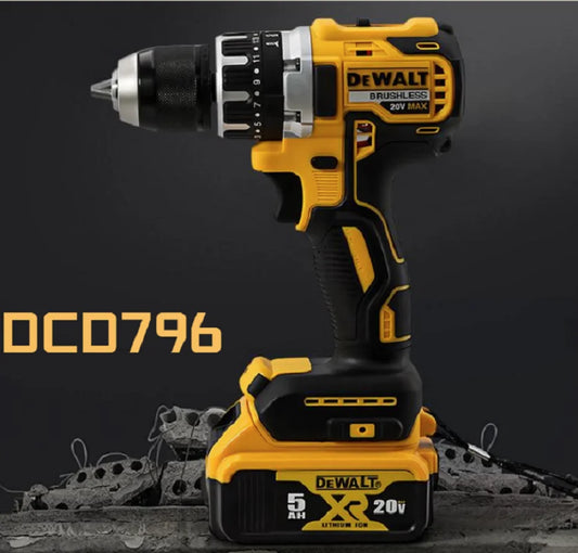 Dewalt Impact Electric Drills DCD796 Brushless Compact 65N.m High Torque Handheld Drills Use Dewalt 20v Battery New Power Tools