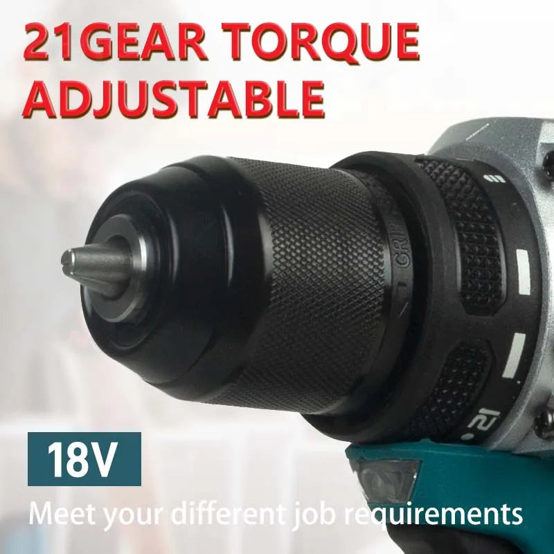 Makita DDF487-10 Brushless Impact Drill Cordless Electric Driver Multifunctional Power Tool For 18V Makita Battery