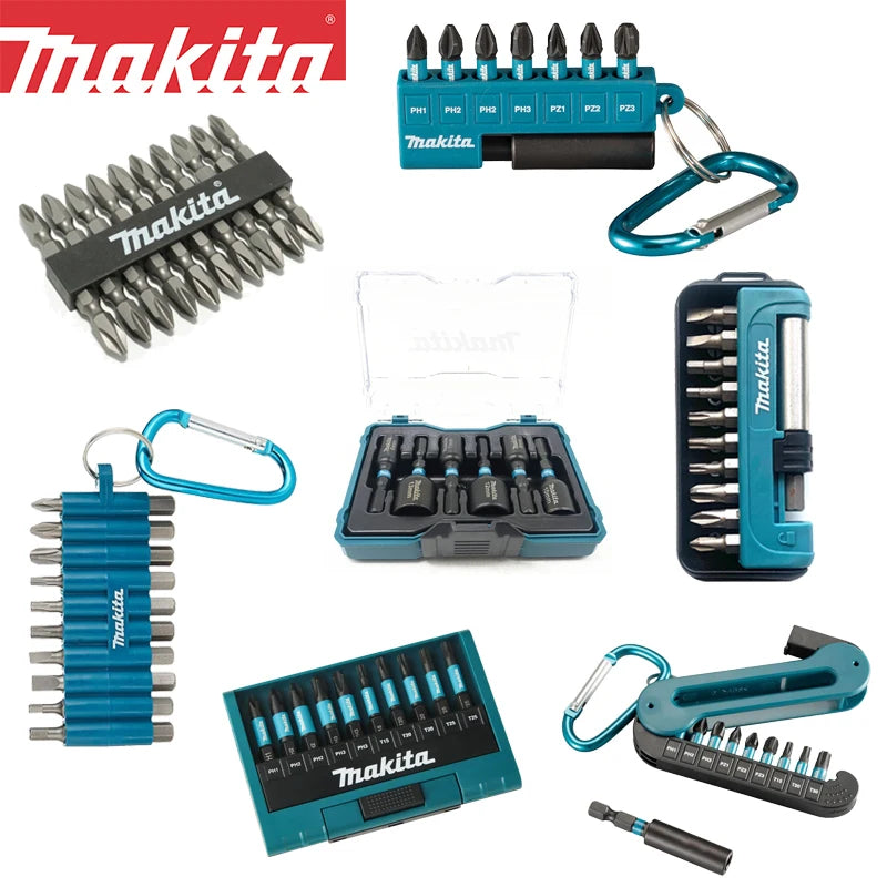 Makita Drill Bits Sleeve Extension Rod Series Tool Attachments Wood/Metal Electrician Carpentry Power Tool Accessories Sets