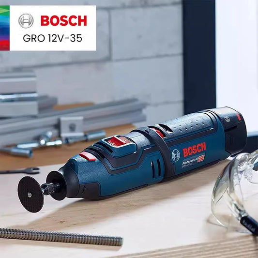 Bosch GRO 12V-35 Cordless Grinder 12V Electric Drill for Engraving Sanding Polishing Drilling Cutting Device Rotary Power Tool
