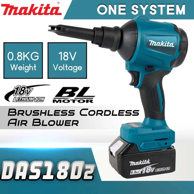 Makita power tools makita 18v tools DAS180  high-power air dust removal gun for blowing dust in narrow spaces power tools
