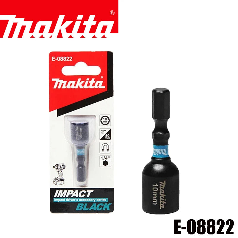 Makita Power Tool Parts 50mm 60mm Impact Black Socket Adaptor Set Screwdriver Bits Holder Power Tool Driver Drill Accessories