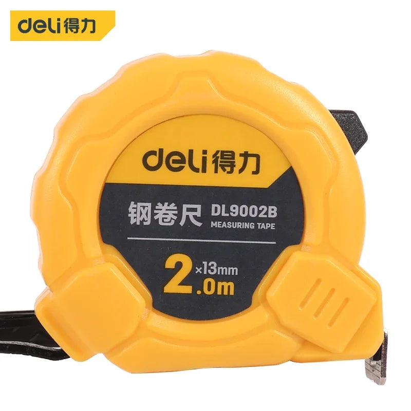 Deli 3m 5m Steel Measure Tape High Precision Measurement Tape Household Retractable Professional Construction Measuring Tools