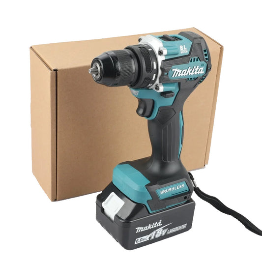 Makita DDF487-10 18V Brushless Cordless Impact Drill & Driver – Multifunction Power Tool (Compatible with Makita 18V Batteries)