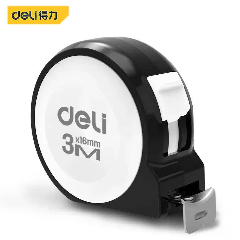Deli 3m 5m Steel Measure Tape High Precision Measurement Tape Household Retractable Professional Construction Measuring Tools
