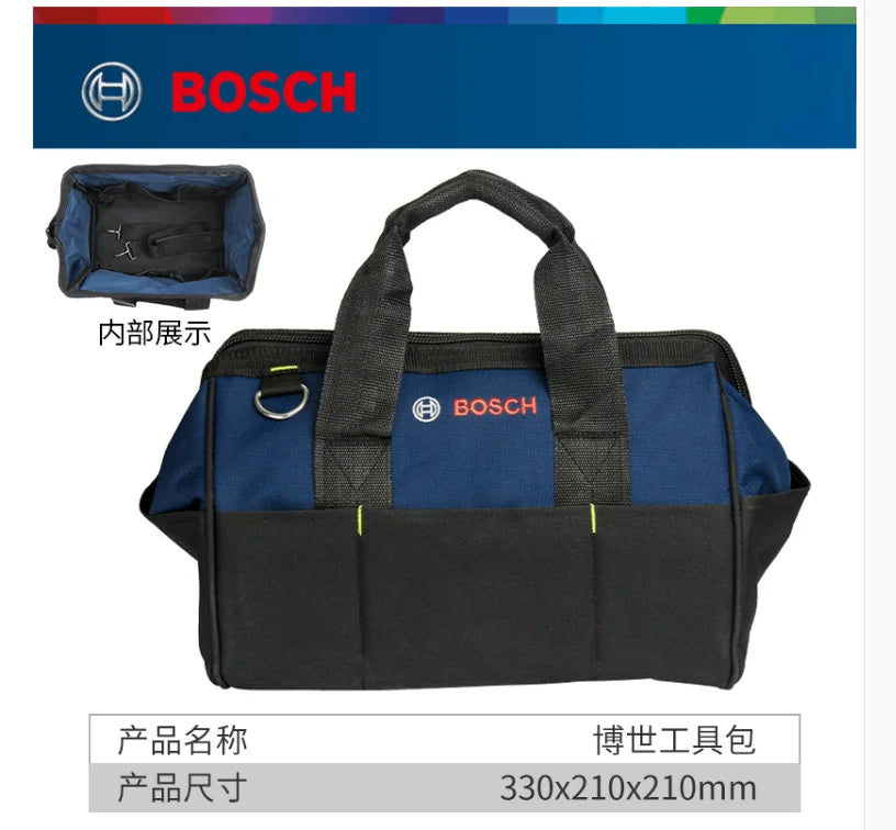 Bosch Tool bag Professional Repair kit Storage Handbag Original Tools Organize Bags for Storing Portable Hardware Hand drill
