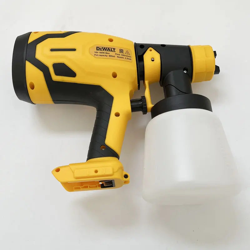 Dewalt 800ML Cordless Electric Spray Gun Portable Paint Sprayer High Power Auto Furniture Coating Airbrush For Dewalt Battery