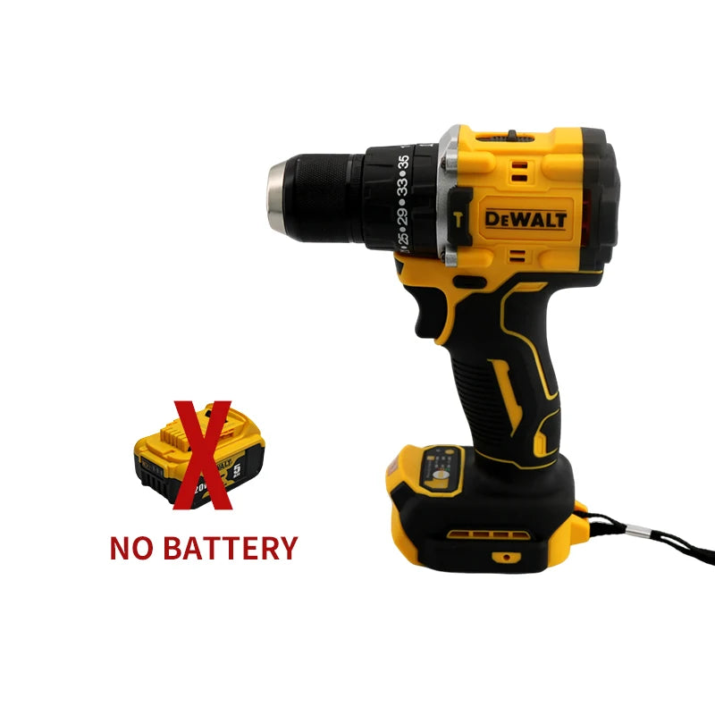 DeWalt DCD805 20V Brushless Cordless Impact Drill 1/2 Rechargeable  Variable Speed Power Supply Powerful Electric Tools