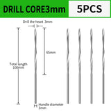 Binoax Countersink Drill Bit with Adjustable Depth Stop – 10mm Shank Chamfering & Counterbore Tool for Wood & Plastic