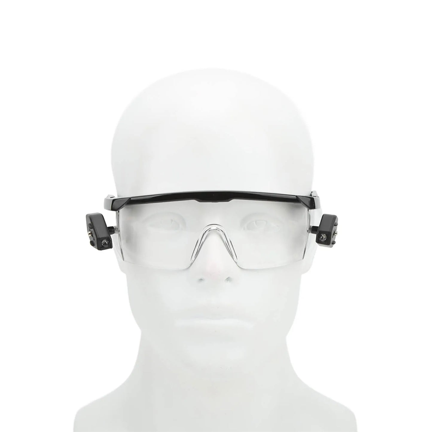 ZK30 Saftey Glasses Anti Impact Anti Fog UVA Proof Ergonomic Design Adjustable Eyes Protection LED Light LED Safety Glasses