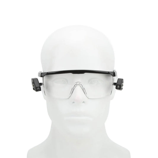 ZK30 Saftey Glasses Anti Impact Anti Fog UVA Proof Ergonomic Design Adjustable Eyes Protection LED Light LED Safety Glasses