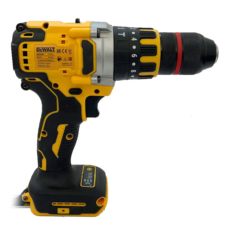 DEWALT Compact Cordless Drill Brushless Motor Drill Screwdriver Multi functional Drive Home Rechargeable Electric Tools DCD791