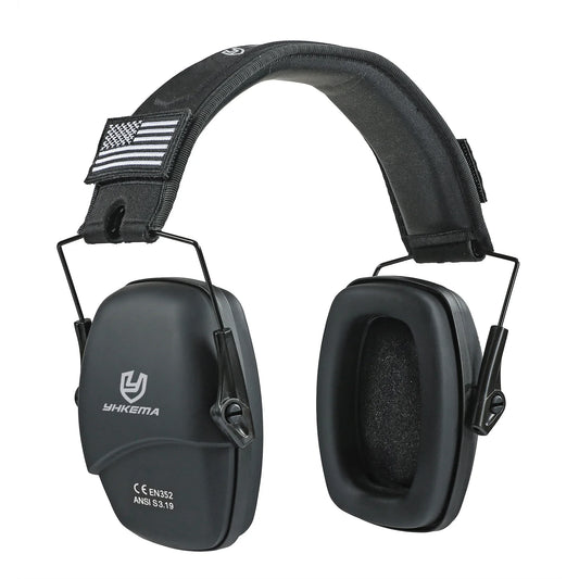 YHKEMA Safety Headphones Noise Canceling Adjustable  Earmuffs Anti-Noisy Shooting Earphone