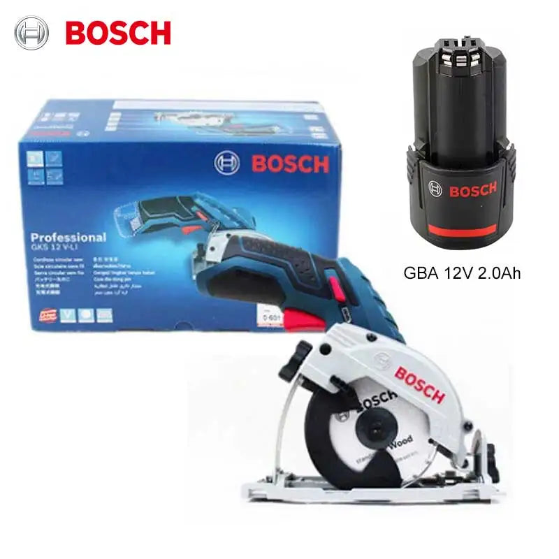 Bosch GKS 12V-LI Electric Circular Saw 85Mm Cordless 12V Wood Saw Electric Chainsaw Professional Woodworking Cutting Power Tool
