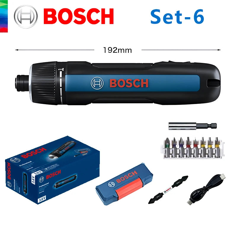 BOSCH GO 3 Cordless Screwdriver 3.6V Lithium-ion Battery Rechargeable Cordless Drill with Box Bosch go3 Professional Tool Set