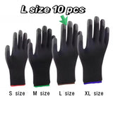Nylon Cotton Safety Work Gloves – Palm-Coated Protective Gloves for Mechanics, Construction & Industrial Use