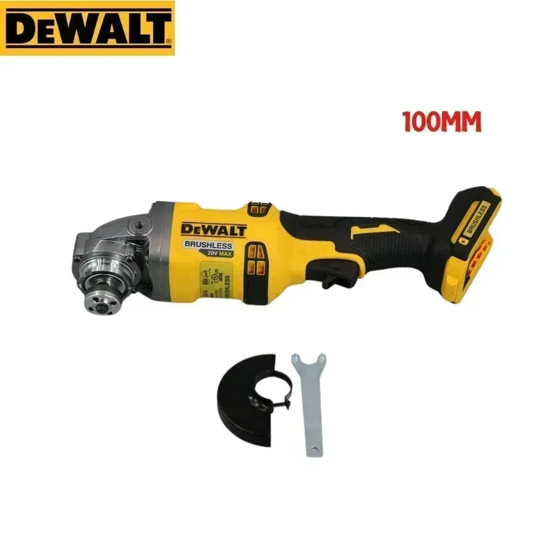 Dewalt Brushess Elcetric Angle Grinder 125/100mm Cutting Machine Polisher Household Power Tools Fit for Dewalt 20V Battery
