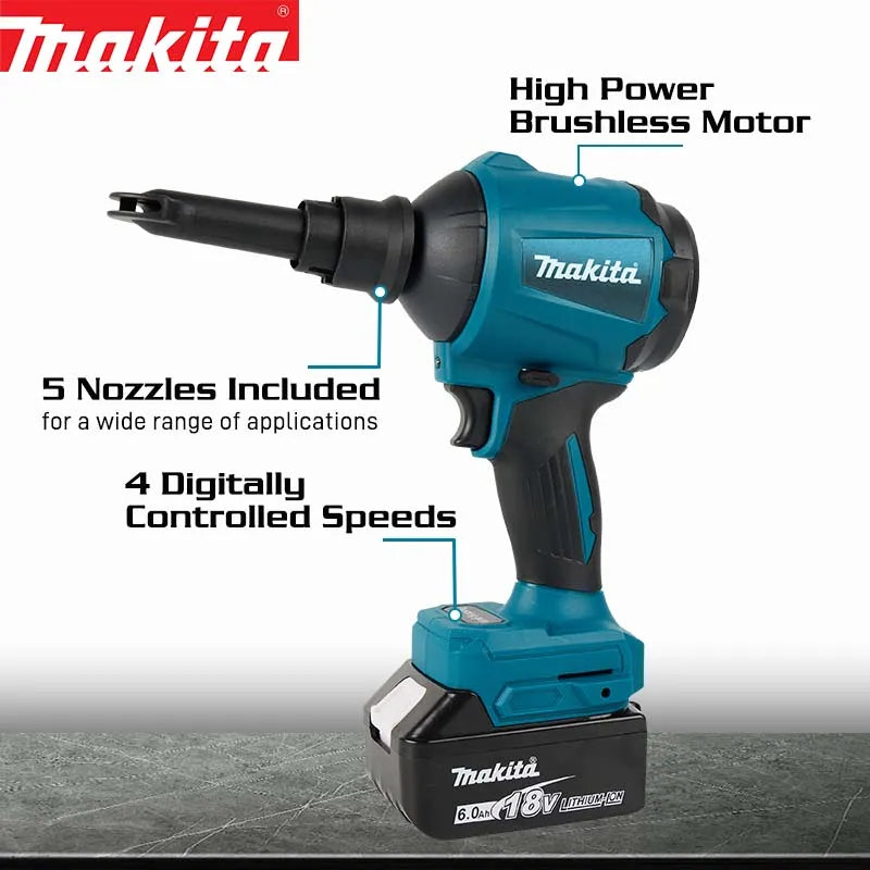 Makita power tools makita 18v tools DAS180  high-power air dust removal gun for blowing dust in narrow spaces power tools