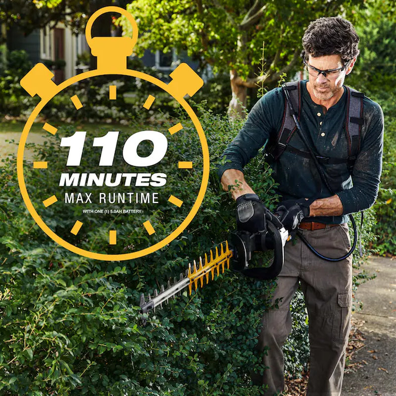60-Volt Max 25-In Battery Hedge Trimmer 2 Ah Battery Included , Charger Included