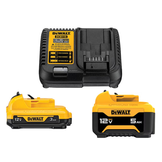 12 -Volt 2 -Pack Lithium-Ion ( 3 Ah 5 Ah Battery and Charger )