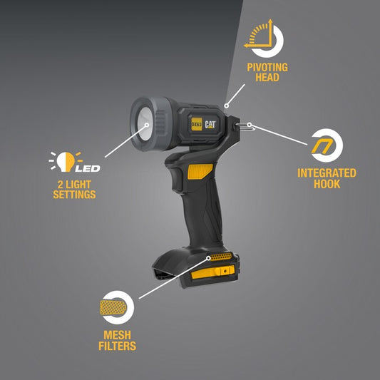 350 -Lumens LED Battery-Operated Rechargeable Portable Work Light