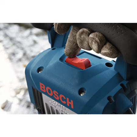 15 Amp 1-1/8 In. Corded Concrete Electric Hex Breaker Hammer Kit with Hard Carrying Case with Wheels
