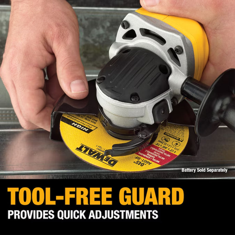 4.5-In 20-Volt Max Trigger Switch Cordless Angle Grinder