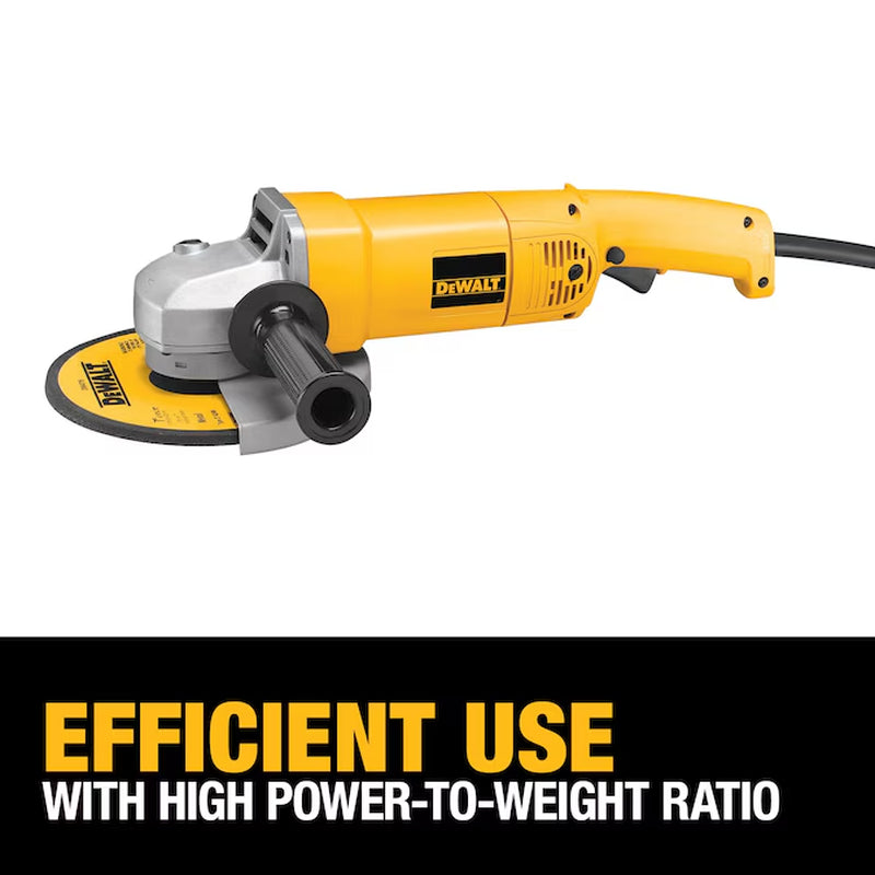 7-In 13-Amp Trigger Switch Angle Grinder