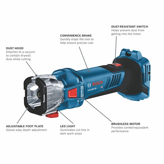 1-Speed 18-Volt Cutting Cordless Rotary Tool (Battery Not Included)