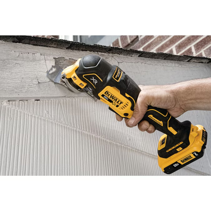 XR 20-Volt Max Cordless Brushless 3-Speed 8 -Piece Oscillating Multi-Tool with Soft Case 1 -Batteries Included