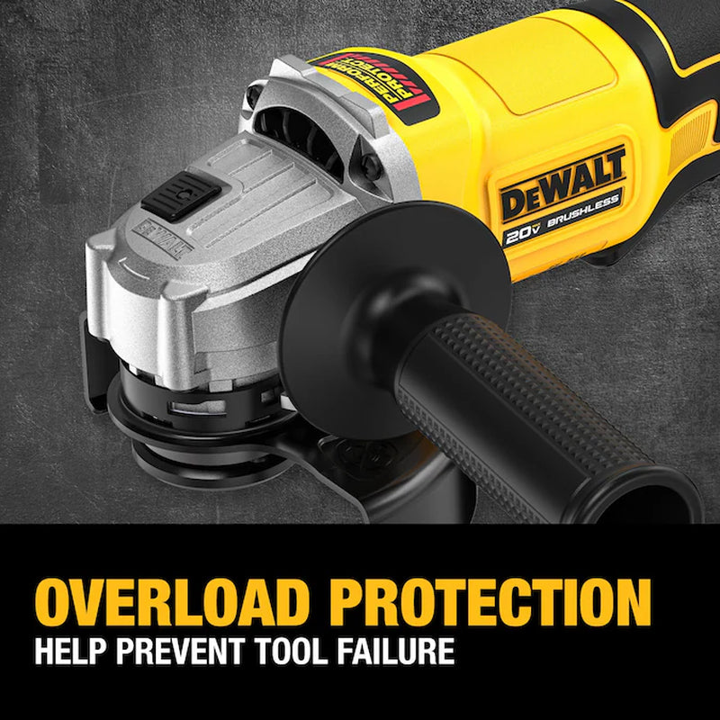 4.5-In 20-Volt Max Paddle Switch Brushless Cordless Angle Grinder