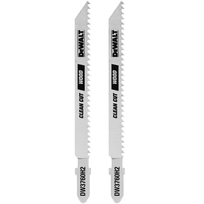 4-In 10 TPI T-Shank High-Carbon Steel Jigsaw Blade Set ( 2 -Pack )