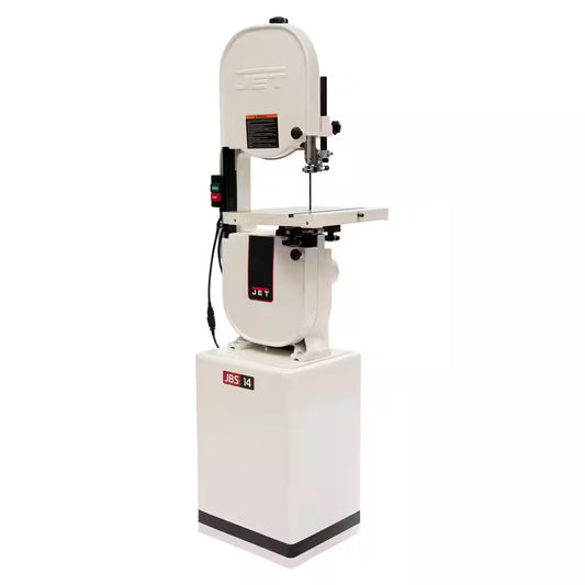 1 HP 14 In. Woodworking Vertical Band Saw with Closed Stand, 115/230-Volt, JWBS-14CS