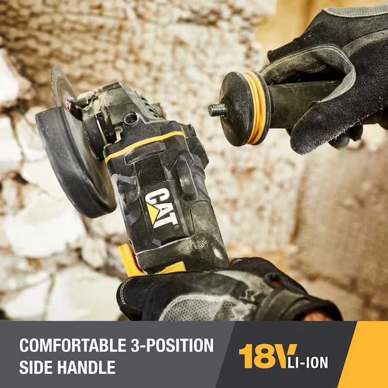 4.5-In Sliding Switch Brushless Cordless Angle Grinder