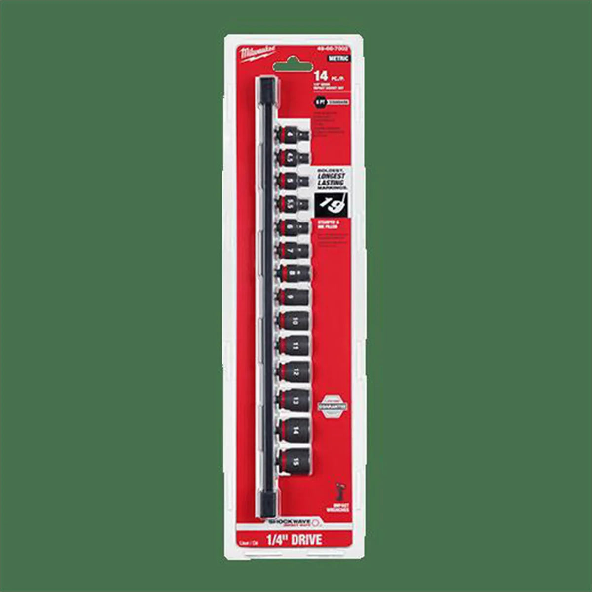 Tool 14PC SHOCKWAVE Impact Duty Metric Standard 6 Point Socket Set
