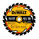 ELITE SERIES 6-1/2-In 40 -Tooth Fine Finish Tungsten Carbide-Tipped Steel Circular Saw Blade Individual