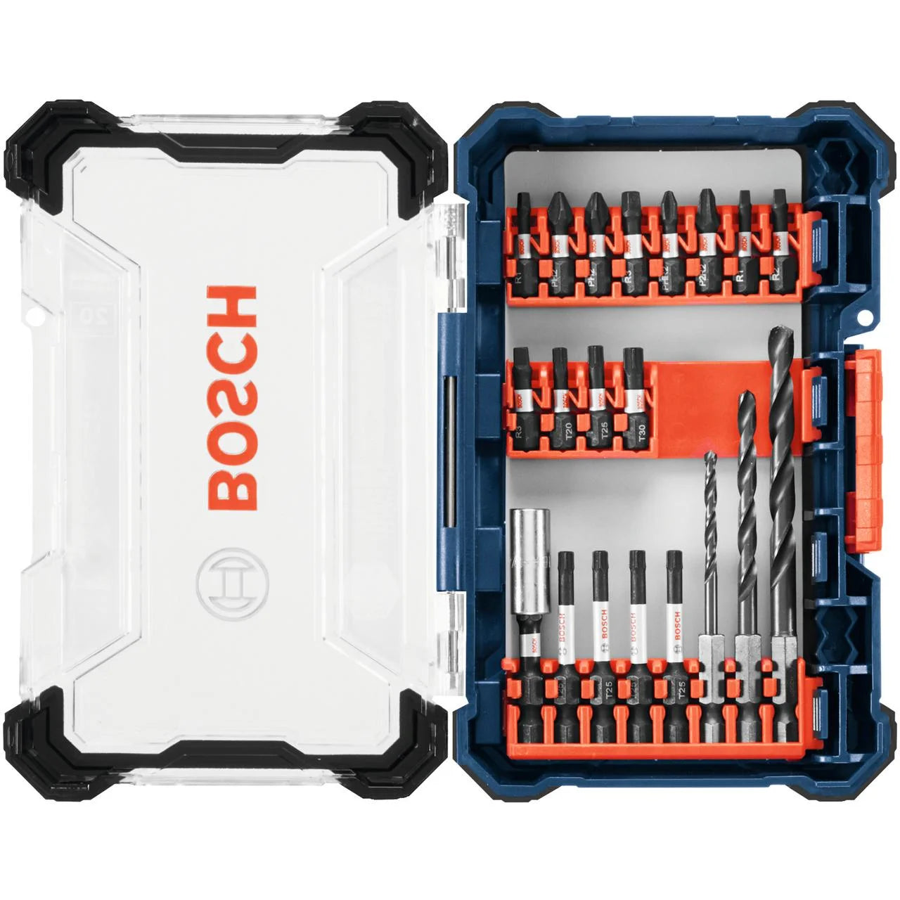 DDMS20 20-Piece Impact Tough Drill/Drive Custom Case Set