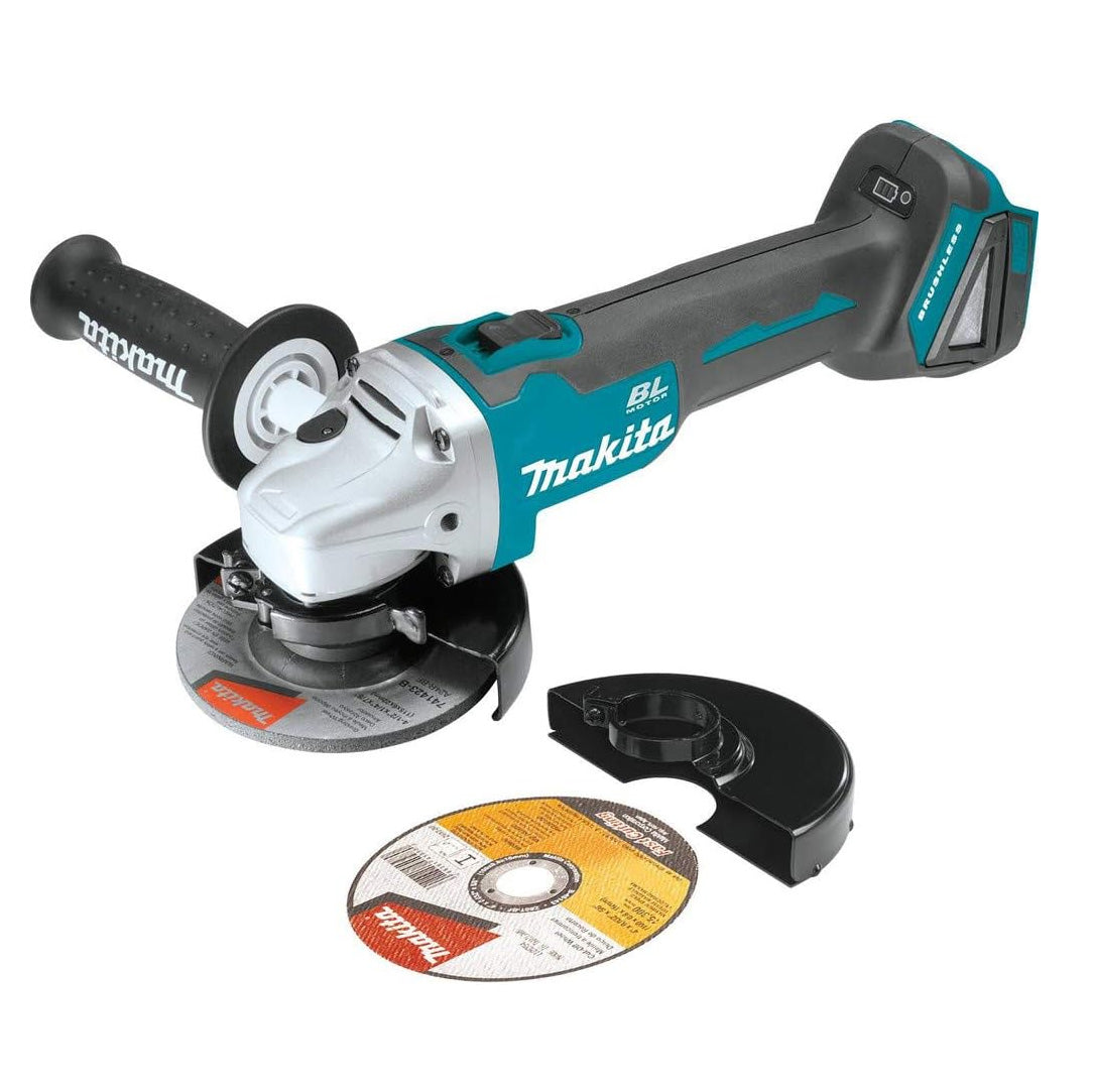 Makita XAG04Z 18V LXT Brushless Cordless 4-1/2" / 5" Cut-Off & Angle Grinder – Tool Only