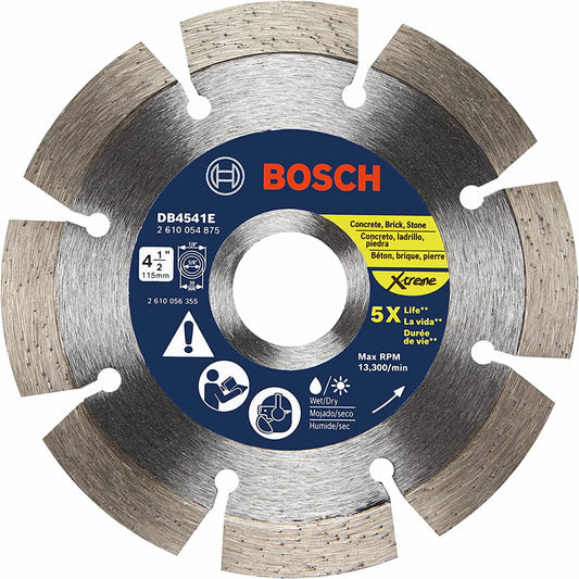 Genuine 4-1/2" Xtreme Segmented Rim Diamond Blade - DB4541E