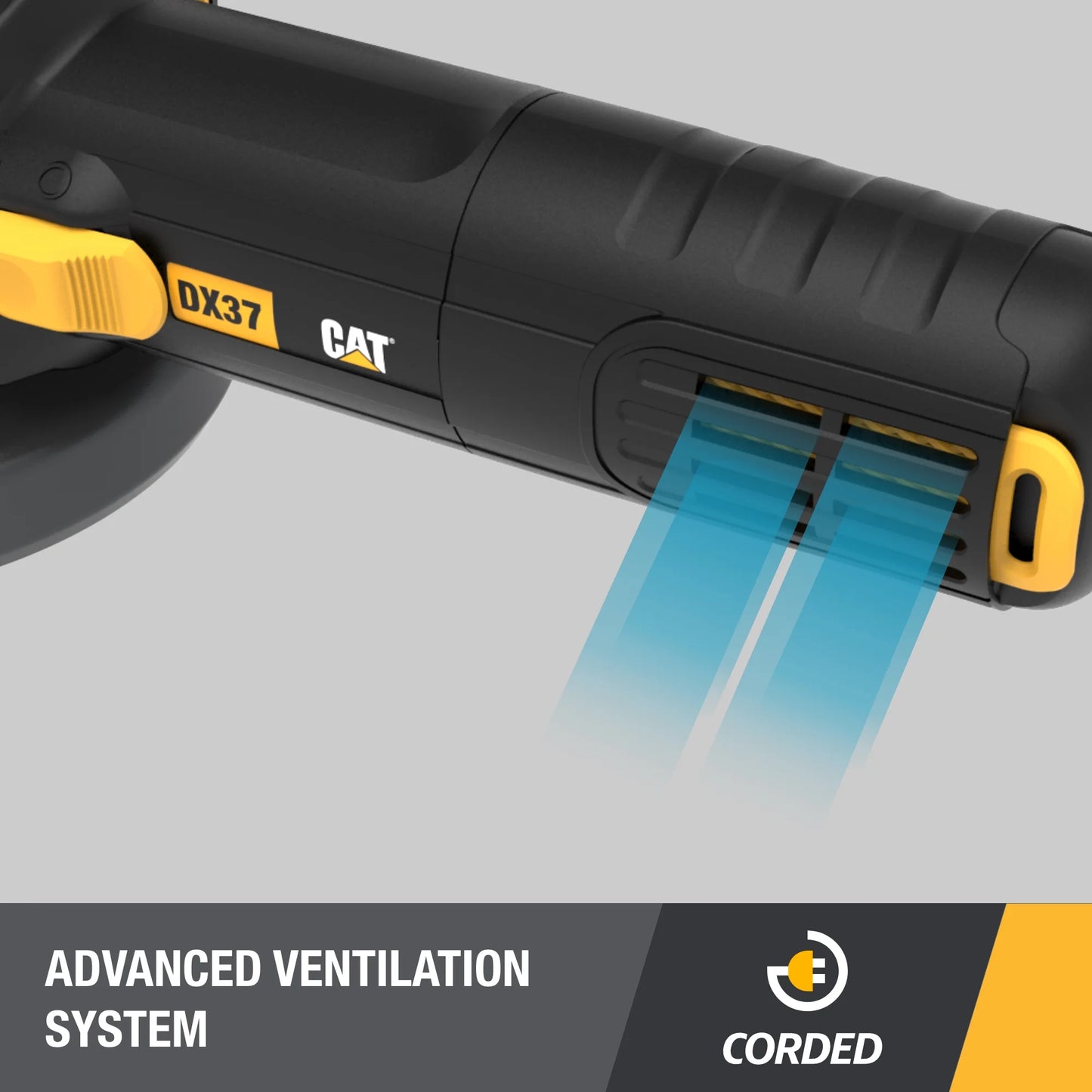 Caterpillar Cat® DX37U 4.5" Anti-Vibration Metal Angle Grinder