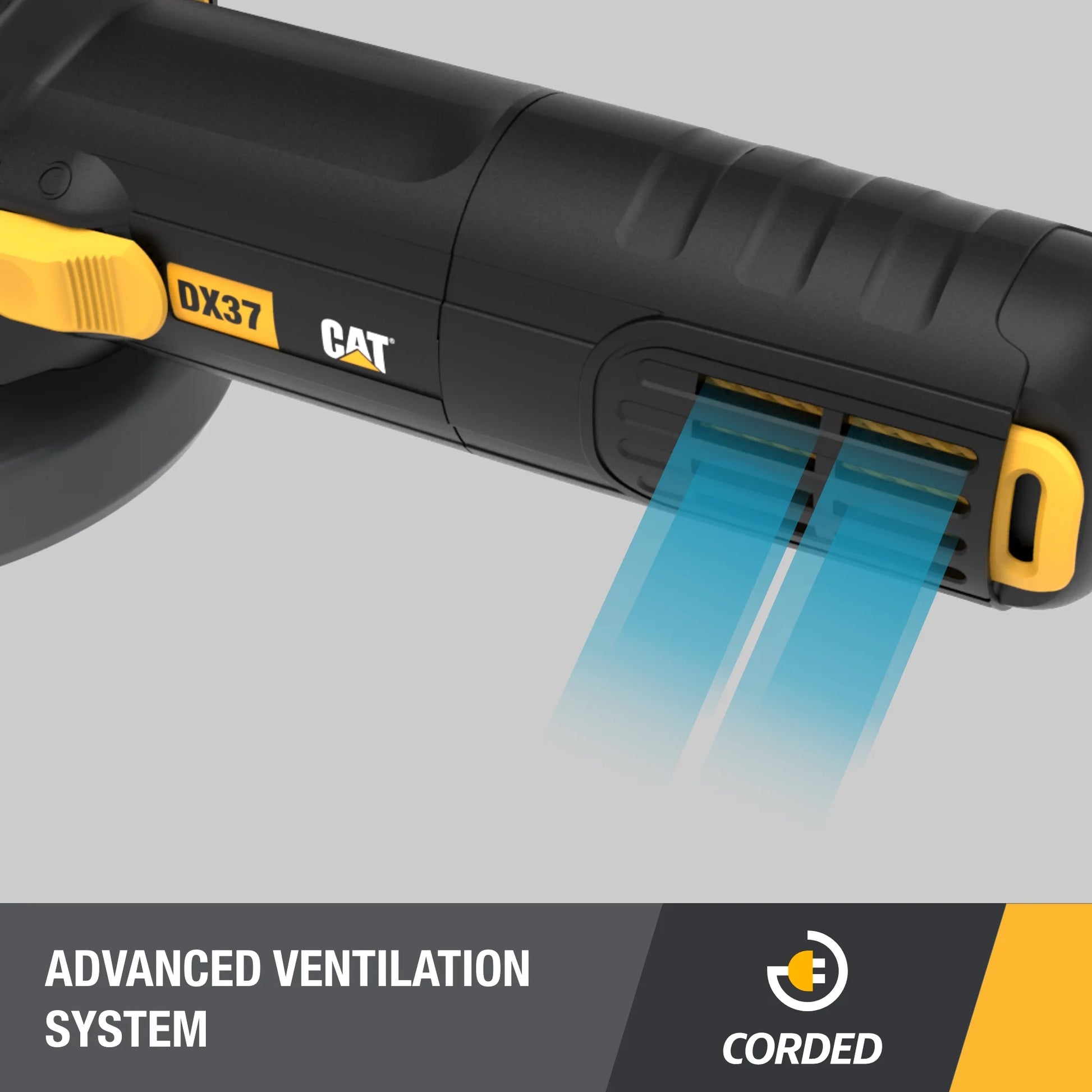 Caterpillar Cat® DX37U 4.5" Anti-Vibration Metal Angle Grinder