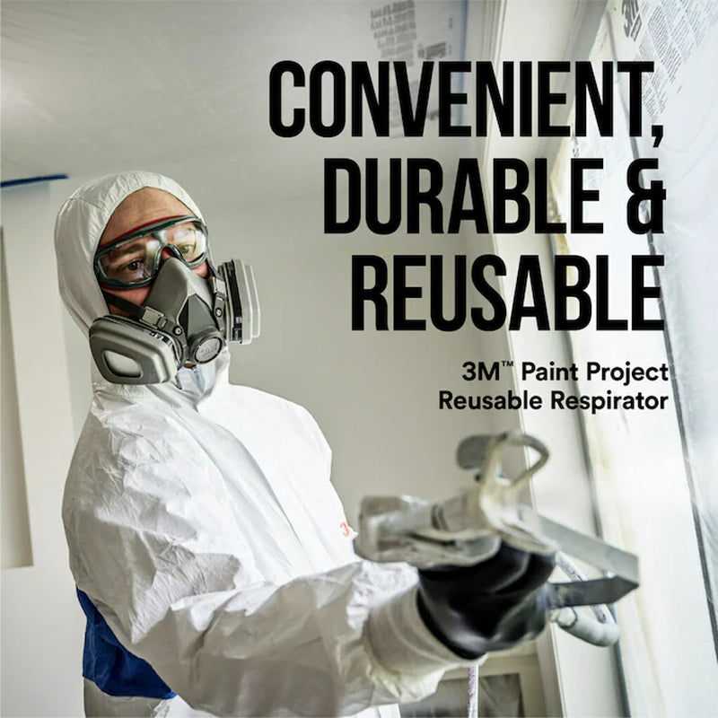 Grey Reusable P95 Medium Multi-Purpose Half Face Respirator