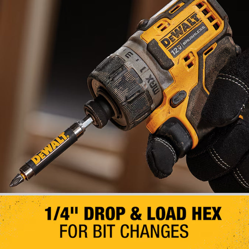 XTREME 12-Volt Max Brushless 1/4-In Cordless Screwdriver (Battery Included and Charger Included)